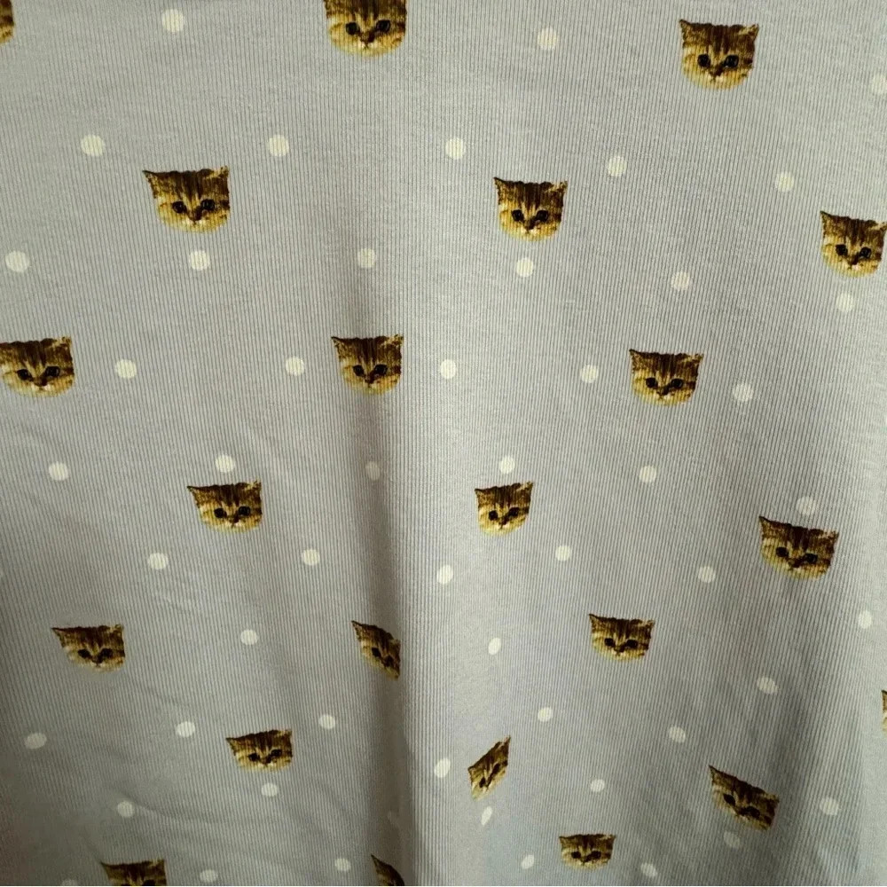 🐱2/20 Uniqlo x Paul and Joe Cat Cropped T  shirt - women’s XL - Picture 4 of 7